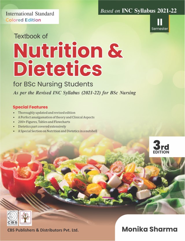 Textbook Of Nutrition And Dietetics For Bsc Nursing Students 3Ed Based ...